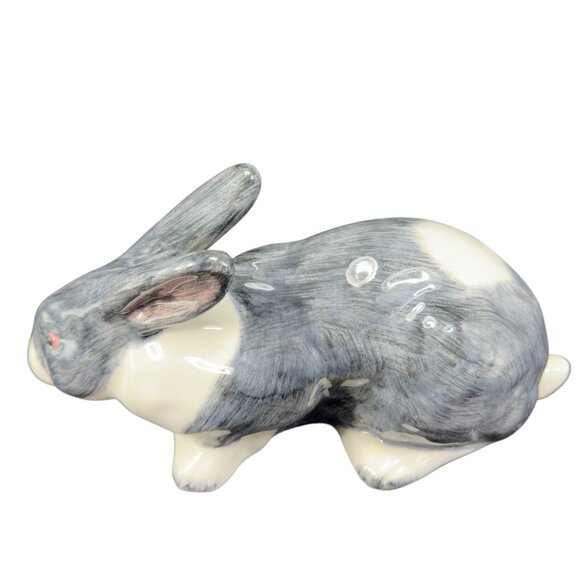 Vintage Italian Pottery Bunny Rabbit 12inch Ceramic Figurine Made In Italy VTG - Picture 2 of 15